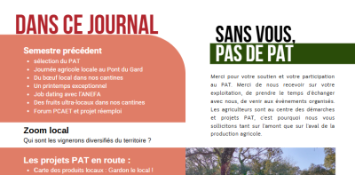 Illustration du contenu : Un PAT ambitieux laur&eacute;at du Plan National ...
